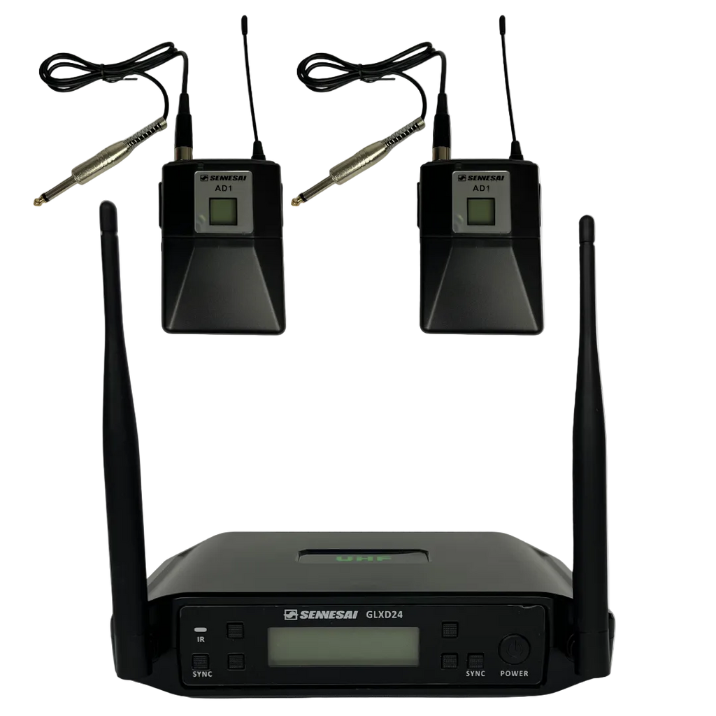 Sistema Inalámbrico Dual para Instrumentos SENESAI GLXD24 Plug
