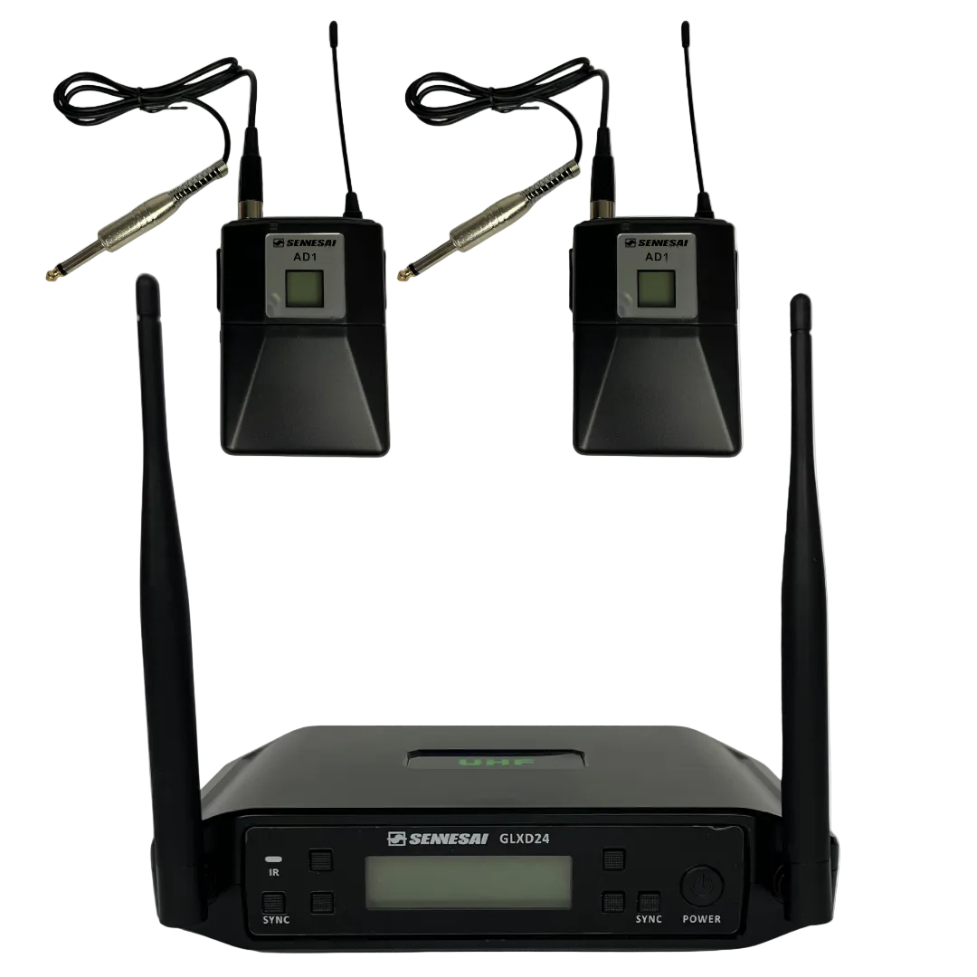 Sistema Inalámbrico Dual para Instrumentos SENESAI GLXD24 Plug