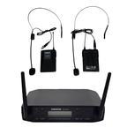 Sistema Dual Inalámbrico Shure GLXD4 de Diadema.