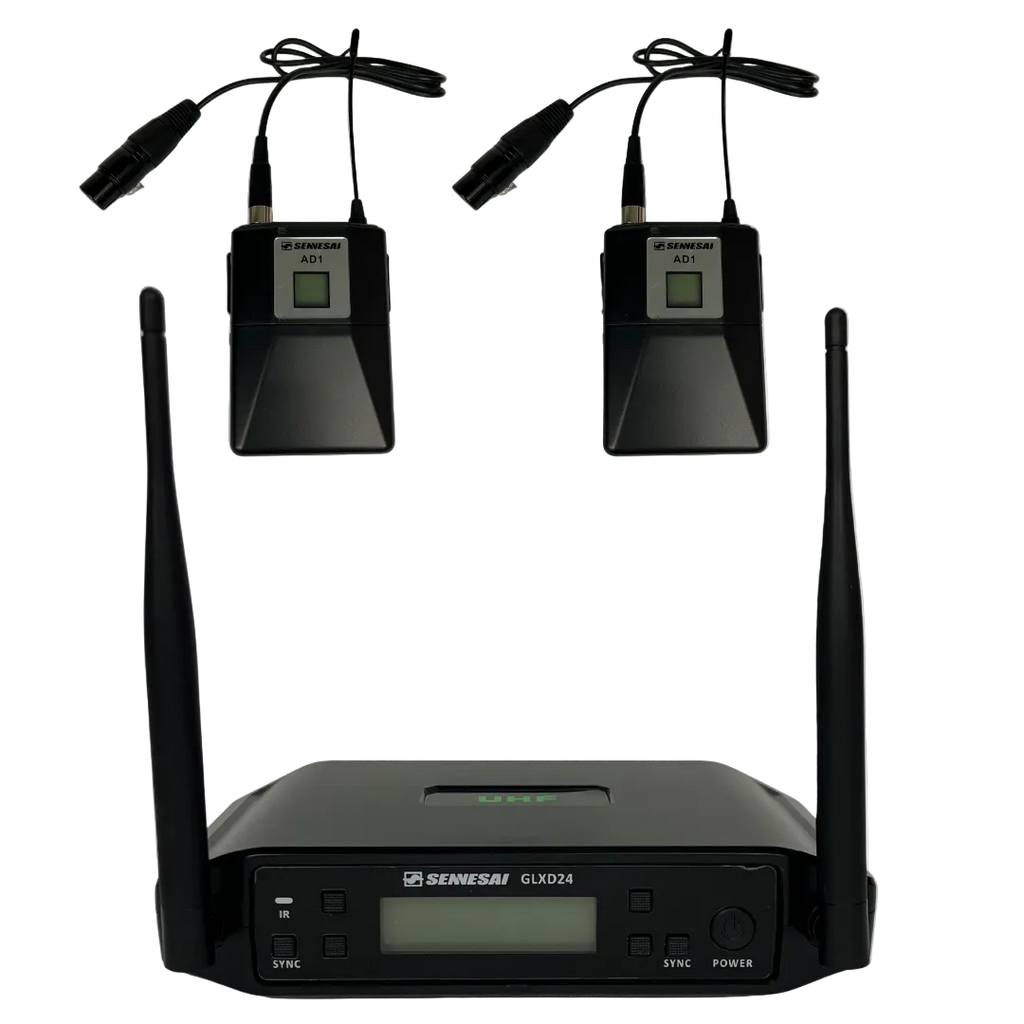 Senisei XLR Sistema Inalámbrico Dual Premium para Audio Profesional