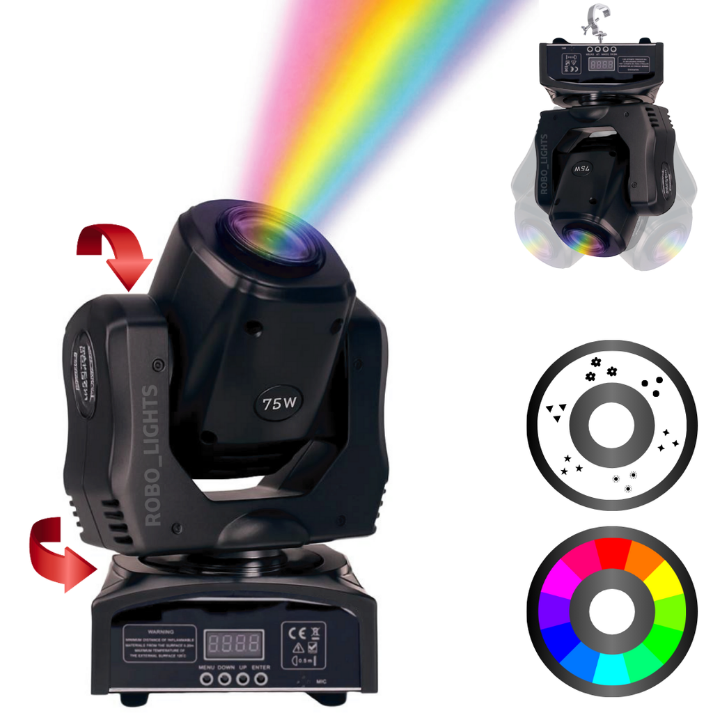 Cabeza Móvil Spot LED 75W Profesional