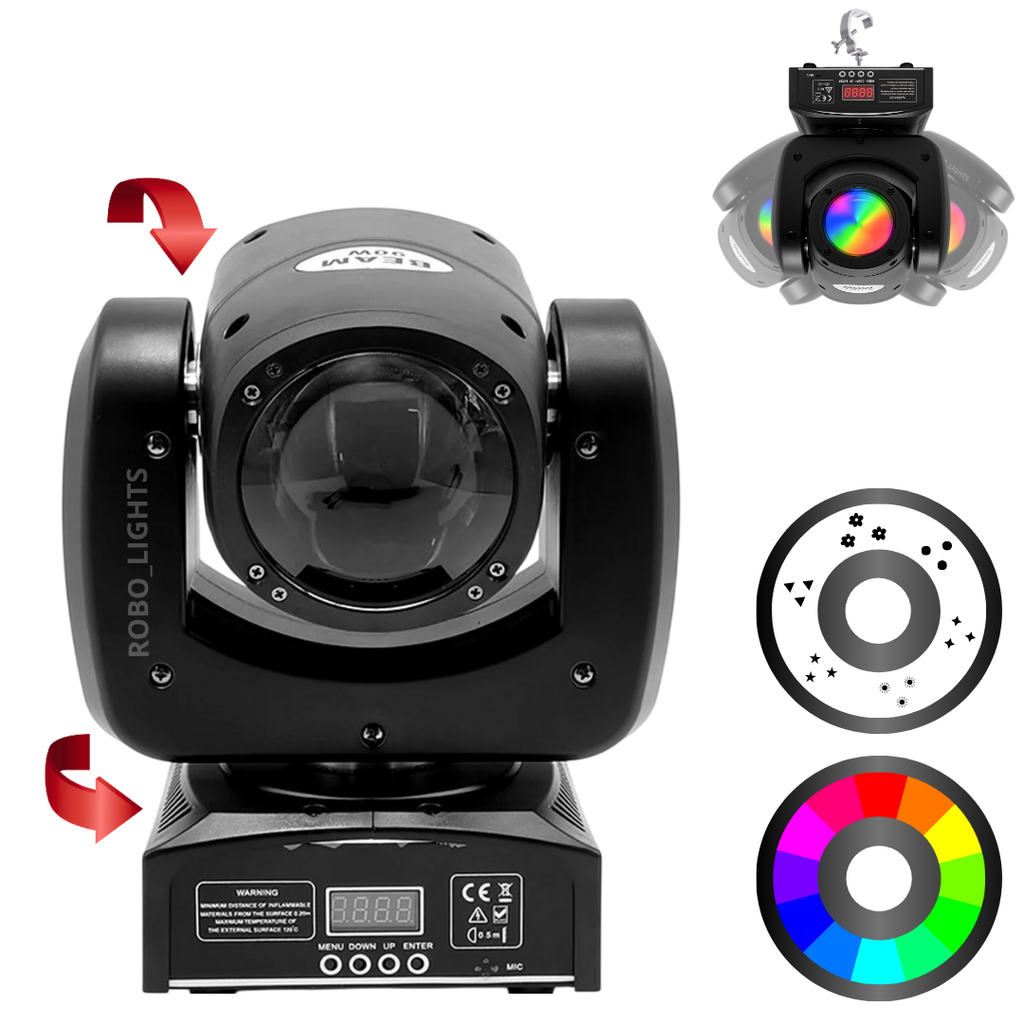 Cabeza Móvil Beam LED 100W Profesional