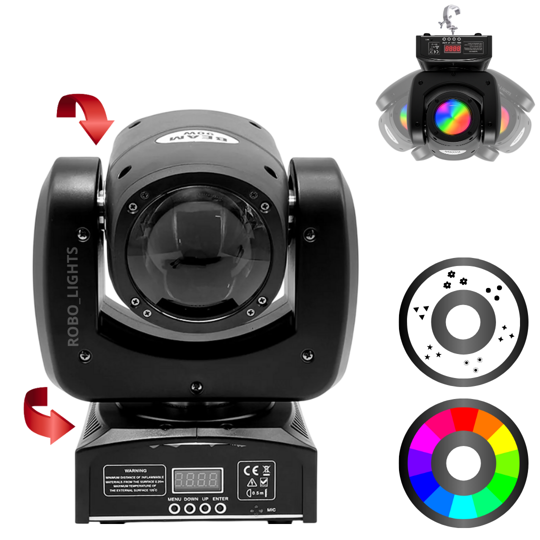 Cabeza Móvil Beam LED 100W Profesional