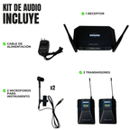 Sistema de Micrófonos Inalámbricos Shure GLXD24 Doble para Instrumentos