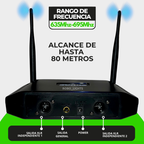 Sistema de Micrófonos Inalámbricos Shure GLXD24 Doble para Instrumentos