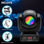 Cabeza Móvil Beam LED 100W Profesional