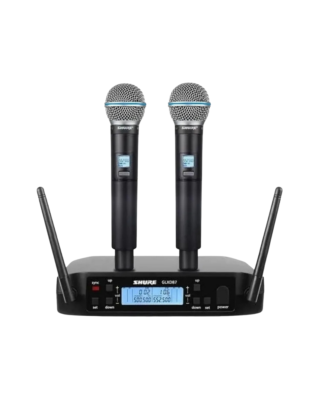 Sistema Inalámbrico Doble Shure GLXD4 de Mano
